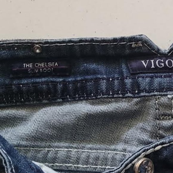 Vigoss The Chelsea Slim Bootcut Women's sz 3/4 length 33 - Picture 9 of 9